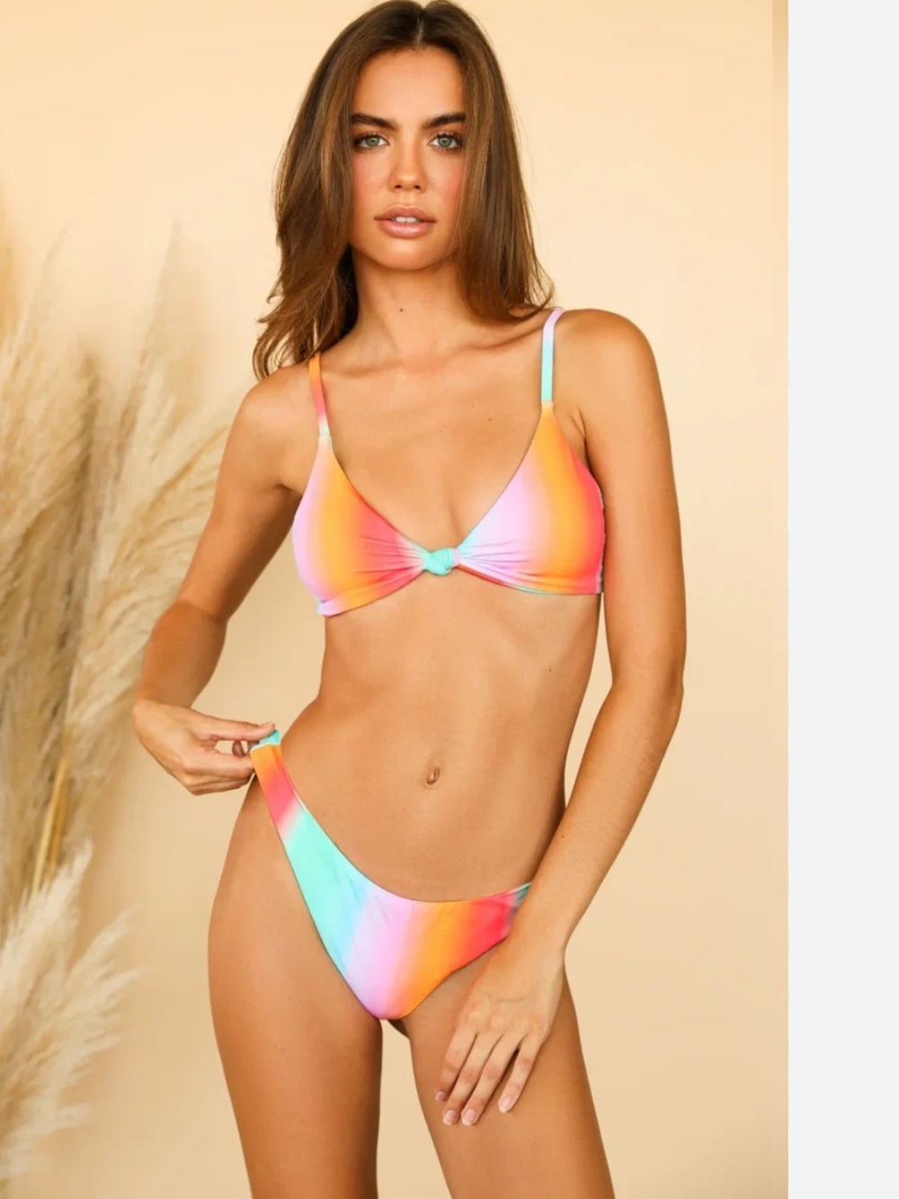 Dippin Daisy’s Zen Knotted Triangle Bikini Set